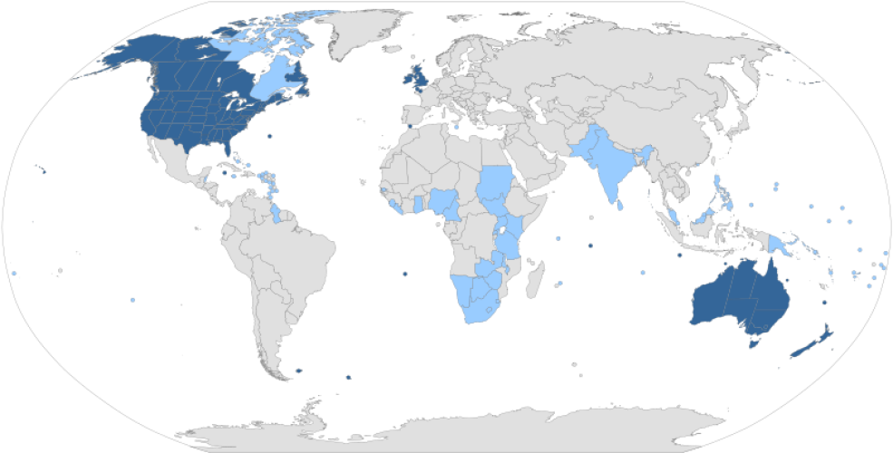 English-speaking world