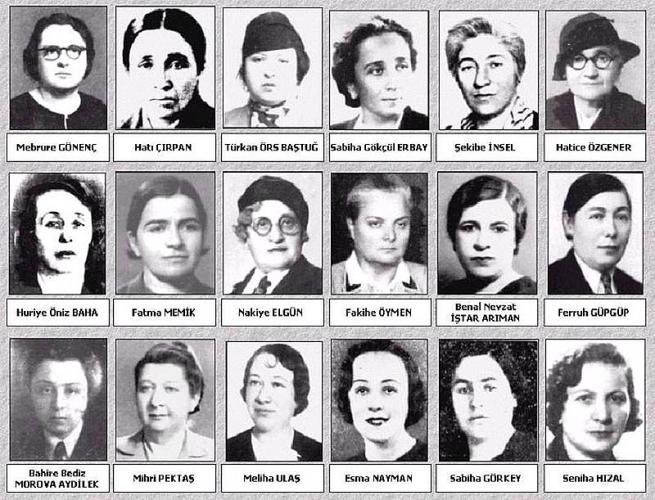 İlk Türk kadın milletvekilleri listesi