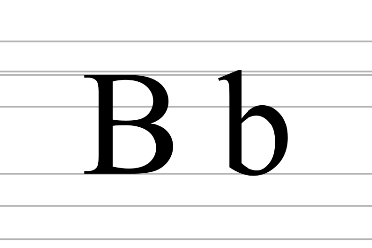 B