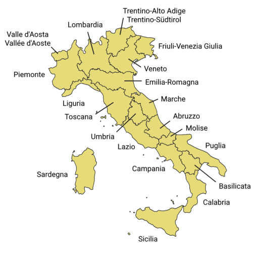 Italienische Regionen