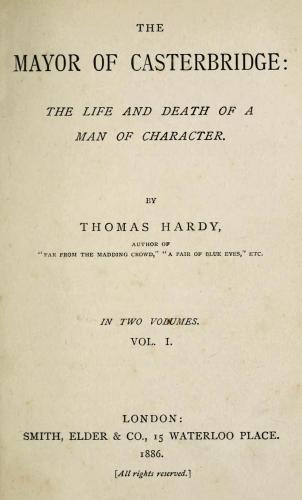 Le Maire de Casterbridge