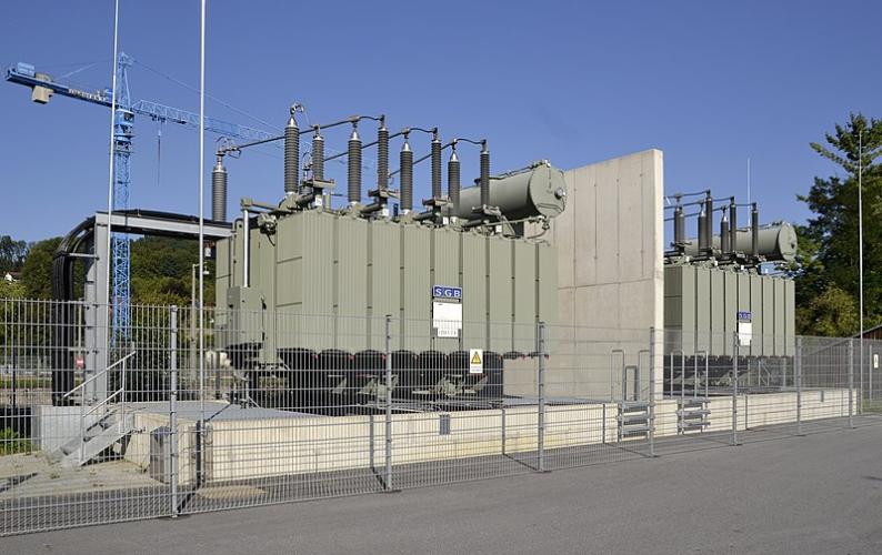High-voltage transformer fire barriers
