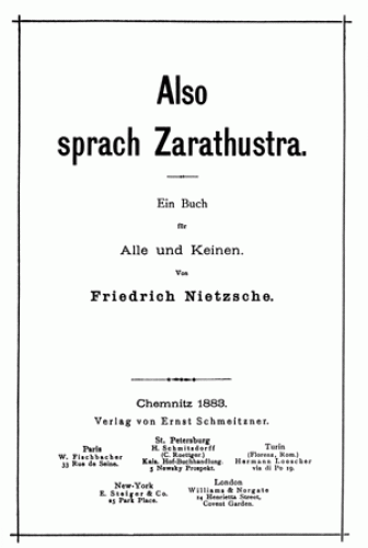 Thus Spoke Zarathustra