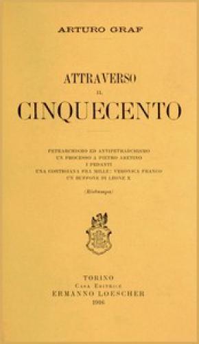 Livro Através do Século XVI (Attraverso il Cinquecento) em italiano