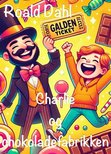 Livro Charlie e a Fábrica de Chocolate, resumo (Charlie og chokoladefabrikken) em dinamarquês