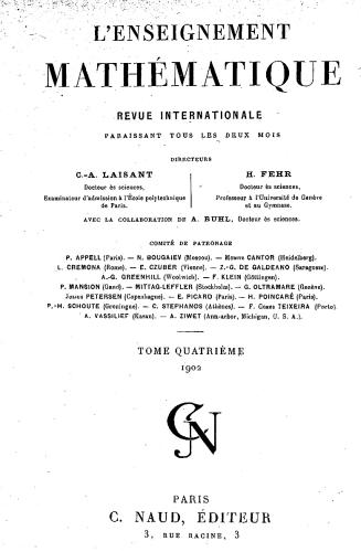 L'Enseignement mathématique