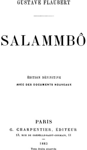 Salambo (roman)