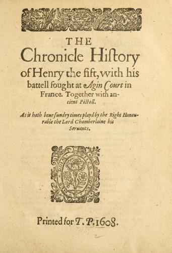 Book Enrico V (Henry V) su francese