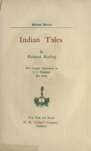 Książka Opowieści indyjskie (Indian Tales) po angielsku