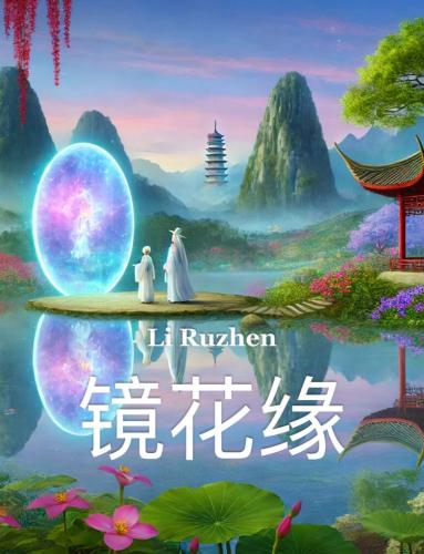 Livre Fleurs dans un miroir , résumé (镜花缘) en chinois