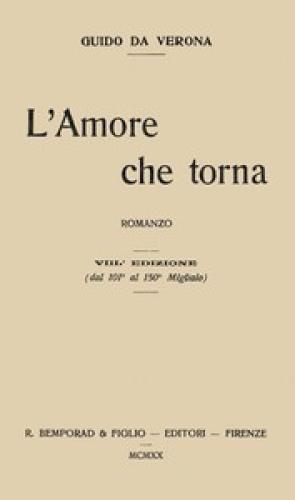 Książka Powracająca miłość: powieść (L'amore che torna) po włosku