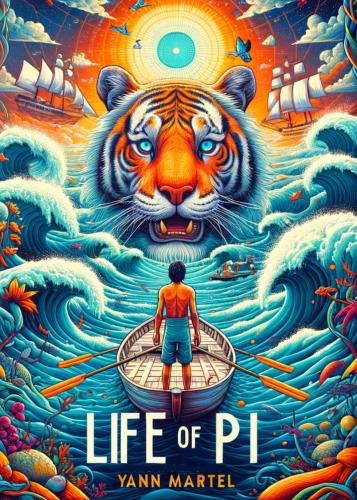 Buch Schiffbruch mit Tiger, Zusammenfassung (Life of Pi) auf Englisch