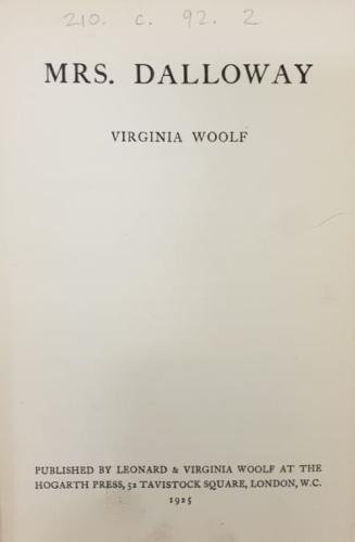 Mrs. Dalloway