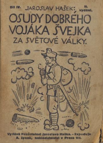 Livre Les Aventures du brave soldat Švejk (Osudy dobrého vojáka Švejka za světové války) en tchèque