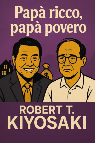 Buch Rich Dad, Poor Dad, Zusammenfassung (Papà ricco, papà povero) auf Italienisch