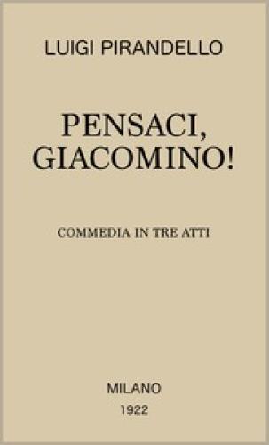 Livro Pense Nisso, Giacomino! (Pensaci, Giacomino!) em italiano