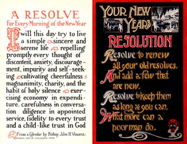 New Year's resolution