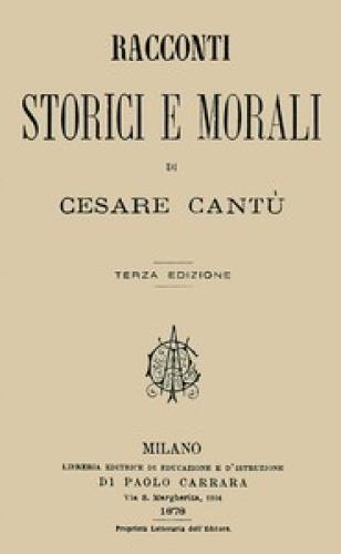 Книга Исторические и моральные рассказы  (Racconti storici e morali) на итальянском