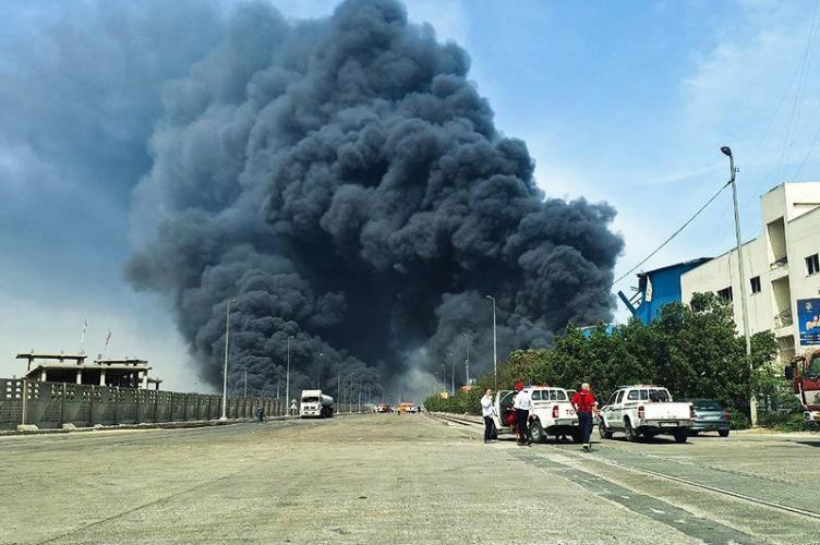 Port of Shahid Rajaee explosion