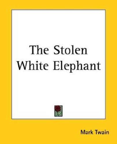 Livro O Elefante Branco Roubado (The Stolen White Elephant) em inglês