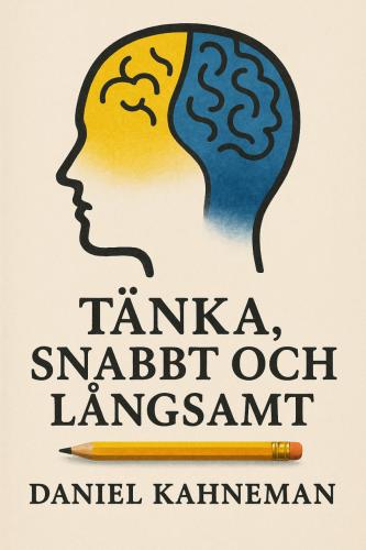 Libro Pensar rápido, pensar despacio, resumen (Tänka, snabbt och långsamt) en sueco