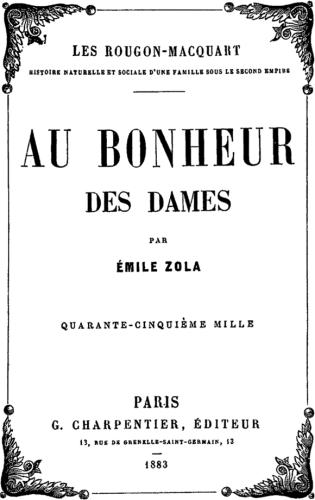 Au Bonheur des Dames