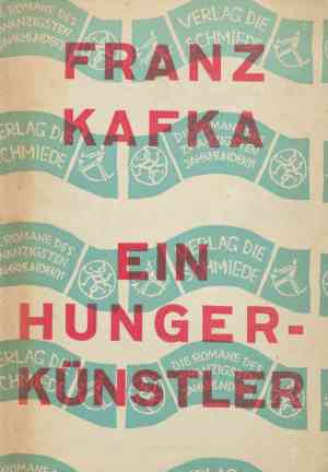 Livro Um Artista da Fome (Ein Hungerkünstler) em Alemão