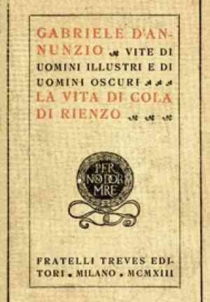 Buch Das Leben von Cola di Rienzo (La vita di Cola di Rienzo) auf Italienisch