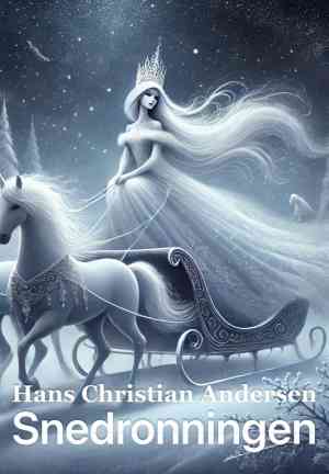 Livro A Rainha da Neve (Snedronningen) em dinamarquês