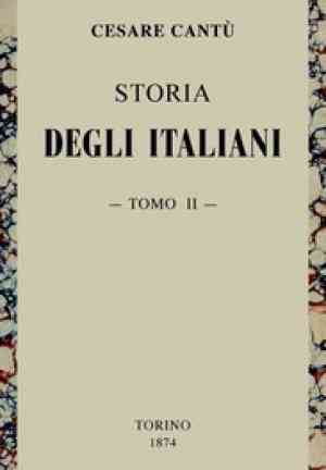 Livre Histoire des Italiens, tome 2 (sur 15) (Storia degli Italiani, vol. 2 (di 15)) en italien