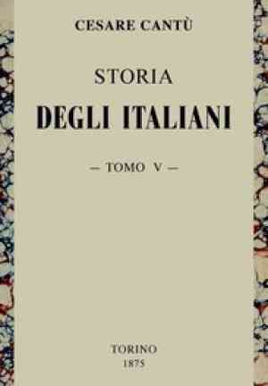 Livre Histoire des Italiens, tome 5 (sur 15) (Storia degli Italiani, vol. 5 (di 15)) en italien