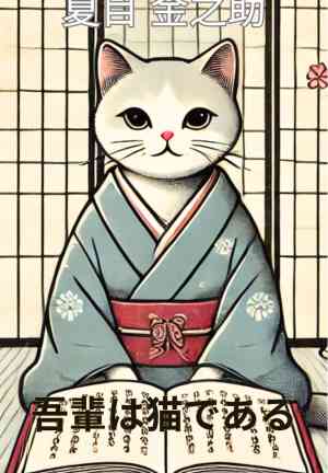 Książka Jestem kotem (吾輩は猫である) po japońsku