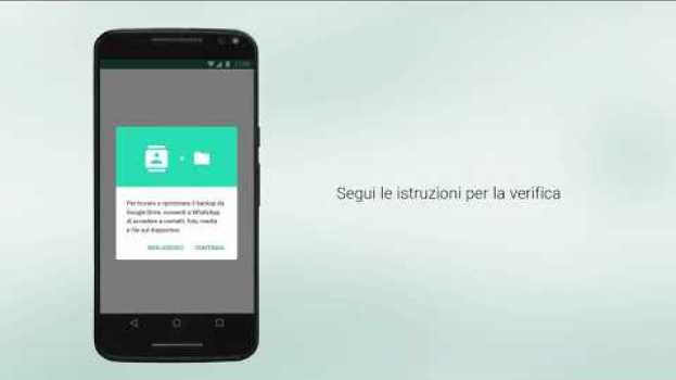 Видео Come ripristinare la cronologia chat di WhatsApp su Android на русском