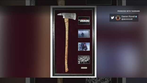 Video Iconic prop from 'The Shining' donated to The Stanley Hotel em português