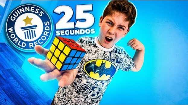 Video O NOVO RECORD DO CUBO MAGICO É DO MEU IRMÃOZINHO! (muito rapido) po polsku