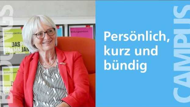 Видео Annemarie Rufer, Leiterin des Bereichs „Frauen und Politik“ 1987 - 2010 am BZ Nürnberg на русском
