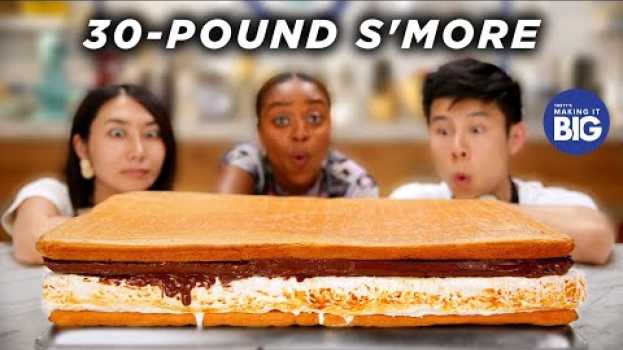 Video We Made A Giant 30-Pound S'More For Quinta em português