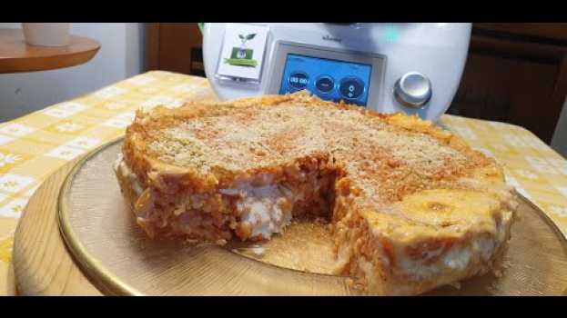 Video Torta di riso al pomodoro filante per bimby TM6 TM5 TM31 em português