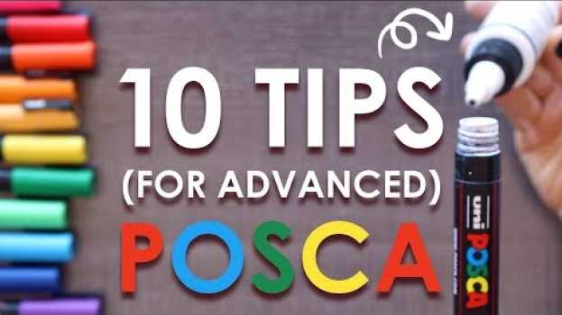 Video 10 MORE Posca Pen Tips en español