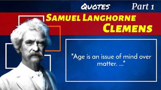 Video Mark Twain's Quotes - great people create peace - never give up em português