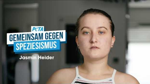Video Lookismus gegenüber Tieren? Jasmin Heider gemeinsam mit PETA gegen Speziesismus in English
