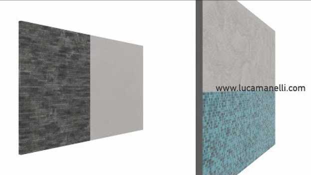 Video ARCHICAD come gestire Materiali di Superficie diversi sul lato di un Muro em português