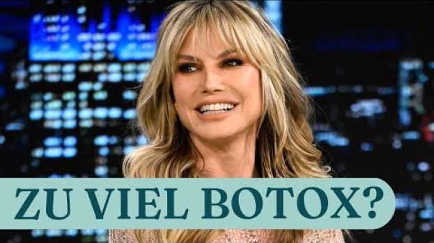 Video Zu viel Botox? Fans erkennen Heidi Klum nicht mehr wieder em português