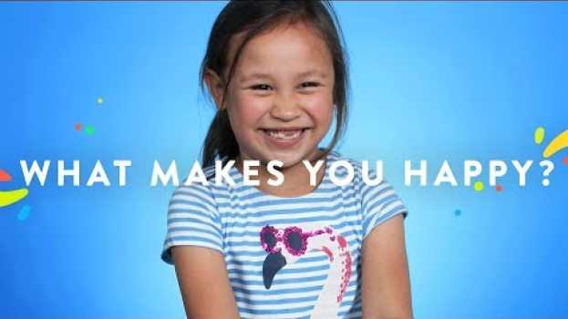 Video 100 Kids Tell Us What Makes Them Happy | 100 Kids | HiHo Kids po polsku