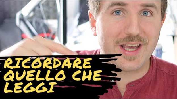 Video Come ricordare quello che si legge (e impararlo) 🤓   türkçe