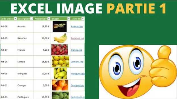 Видео Insérer une image dans une cellule Excel 😊 на русском