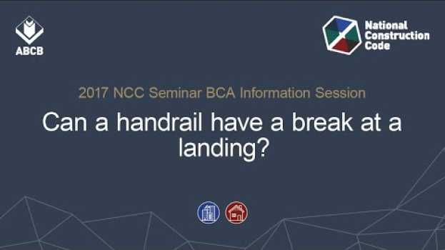 Video Can a handrail have a break at a landing?   türkçe