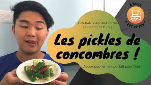 Video Les pickles de concombres -- recette de concombres parfaite pour l'été en español