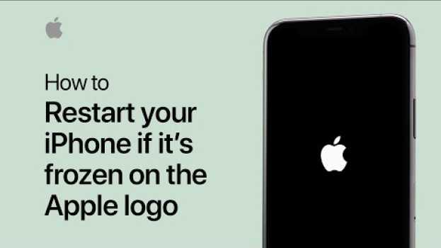 Video How to restart your iPhone if it’s frozen on the Apple logo — Apple Support en español