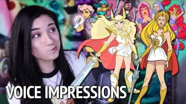 Video She-Ra Princesses Voice Impressions: THEN & NOW in English